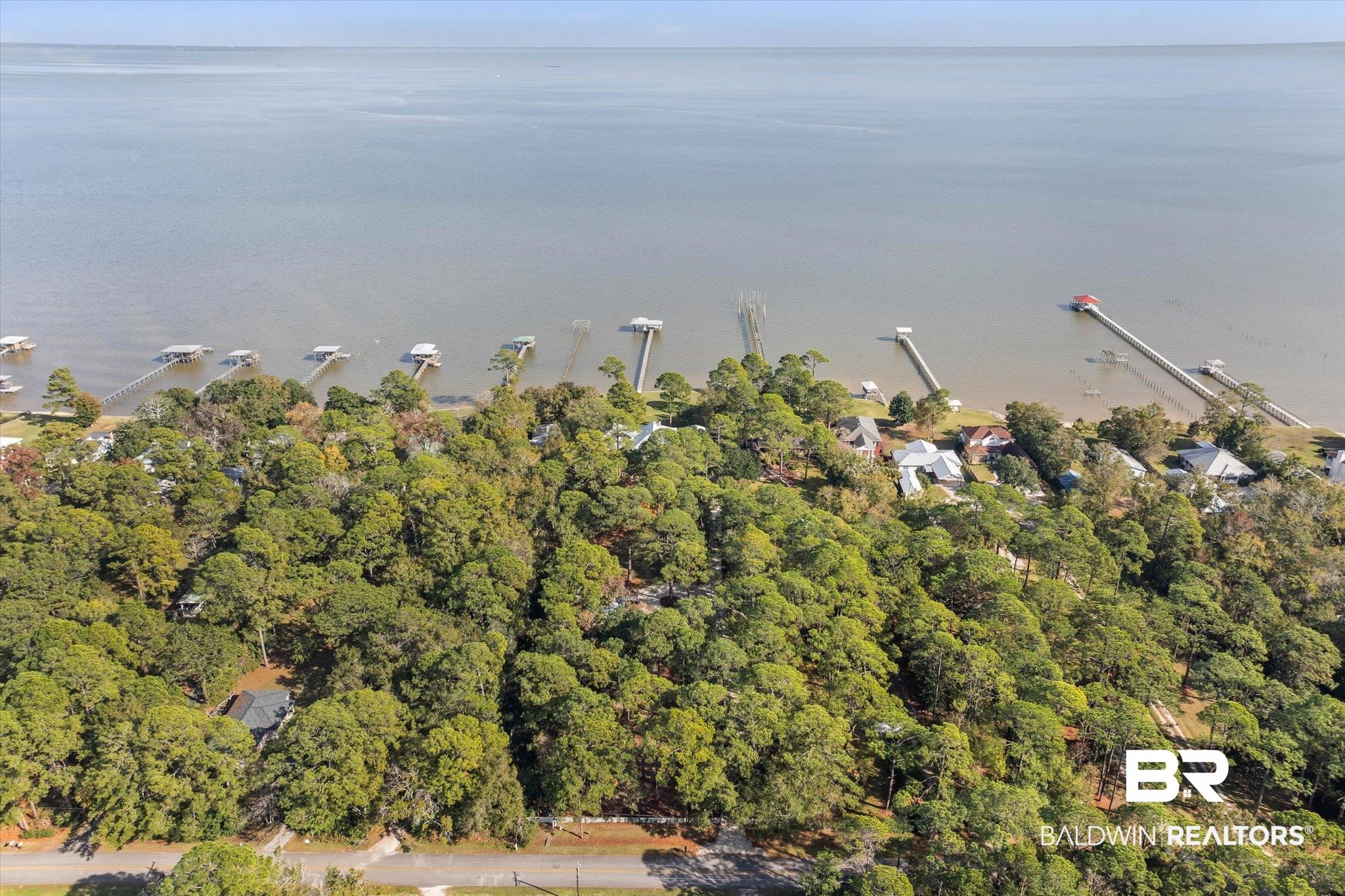 7015 Bay Road Mobile, AL 36605 - Photo 52 of 53 Aerial view of property and surrounding area