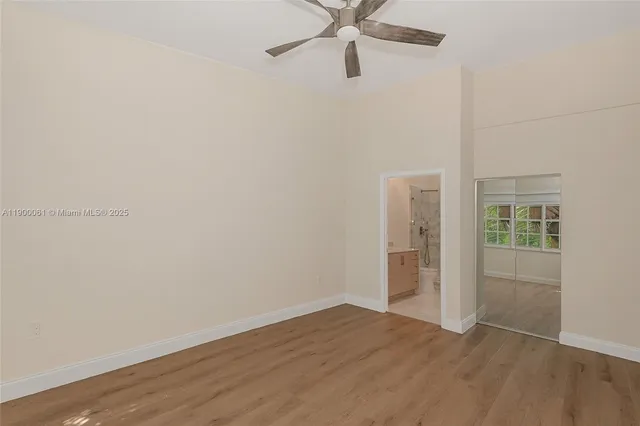 wooden floor in an empty room