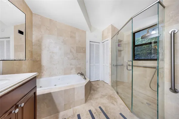 a view of swimming pool with lounge chair