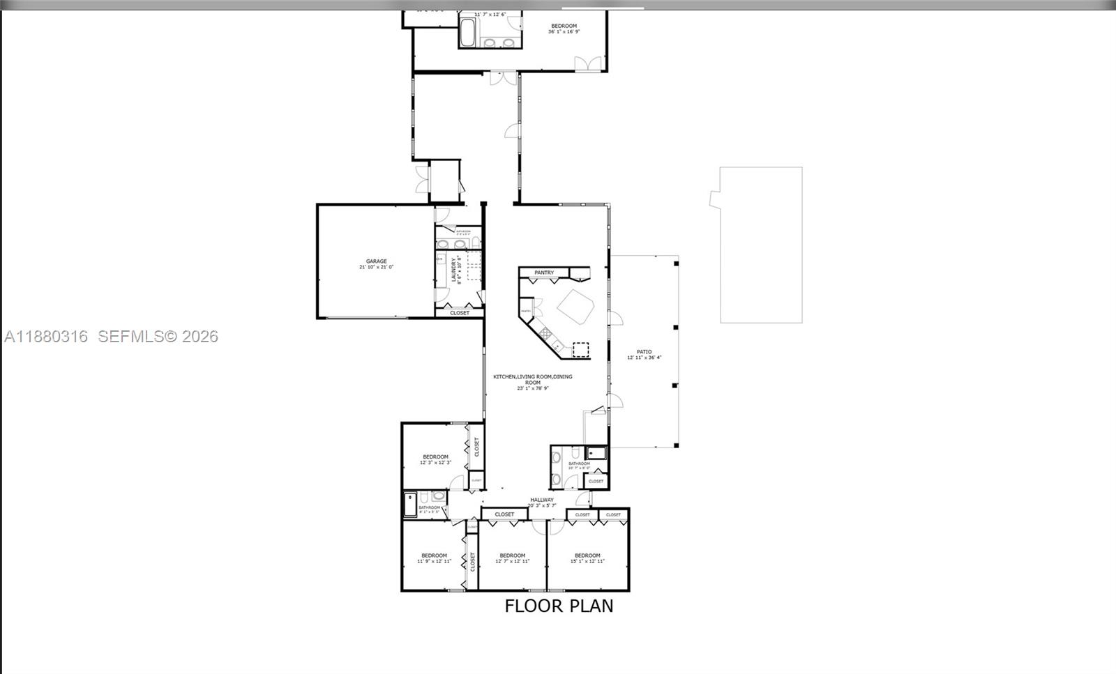 10204 Southwest 96th Court Miami, FL 33176 - Photo 54 of 54 a picture of floor plan