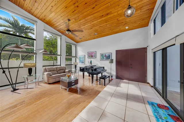 a outdoor space with lots of tables and chairs