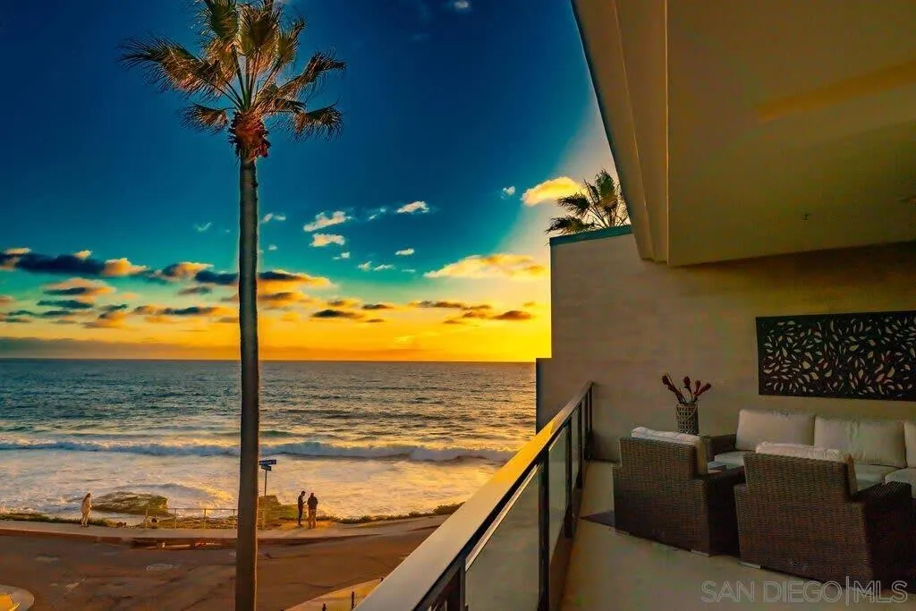 6767 Neptune Place, Unit 301 La Jolla, CA 92037 - Photo 33 of 39 a view of a balcony with ocean view
