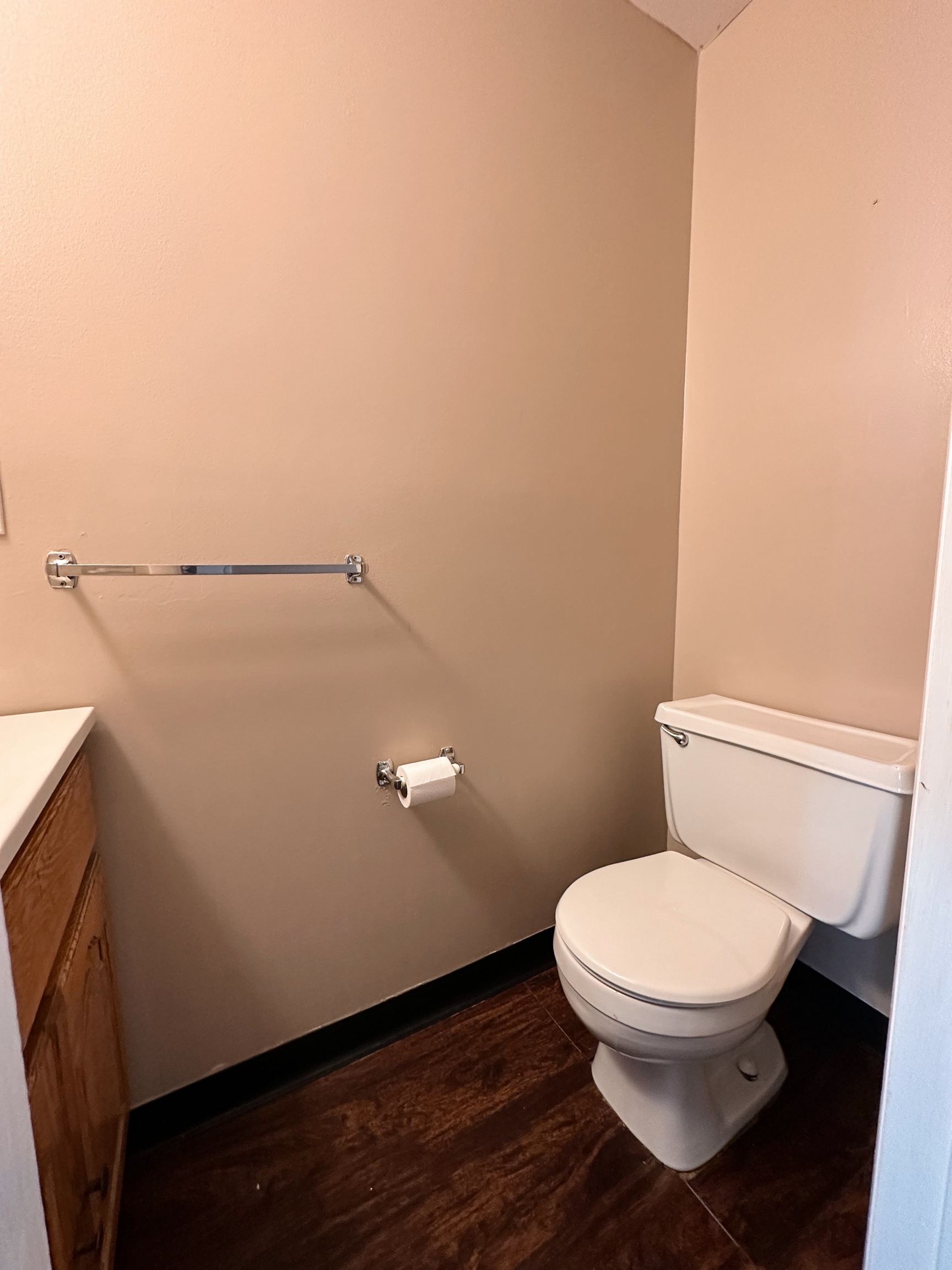 1081 New Haven Road, Unit 4B Naugatuck, CT 06770 - Photo 10 of 18 a white toilet sitting next to a white wall