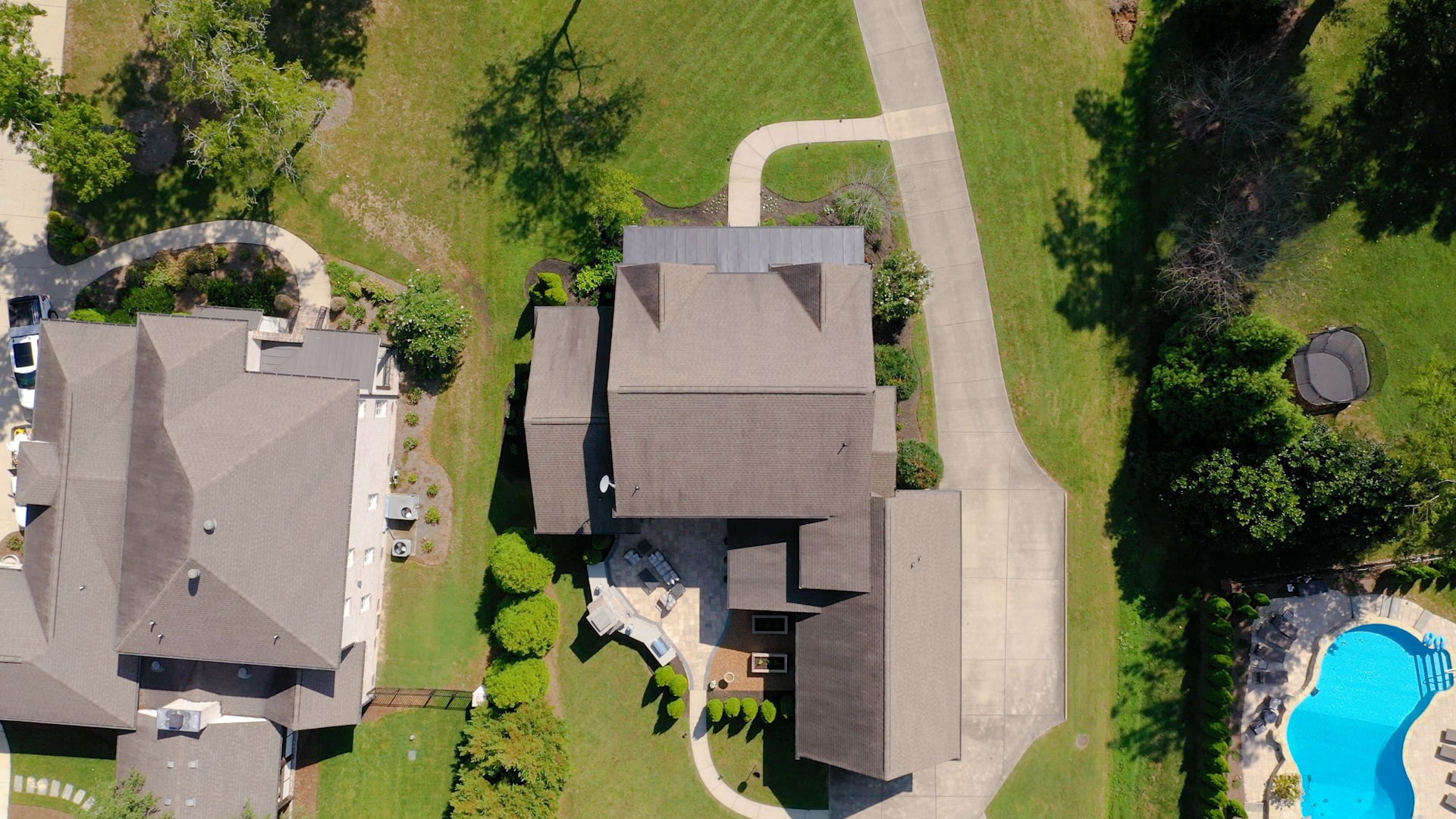 2667 Sporting Hill Bridge Road Thompson's Station, TN 37179 - Photo 36 of 42 an aerial view of residential houses with outdoor space