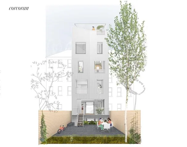 a view of swimming pool from a window