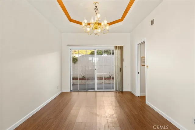 a view of a park with of trees