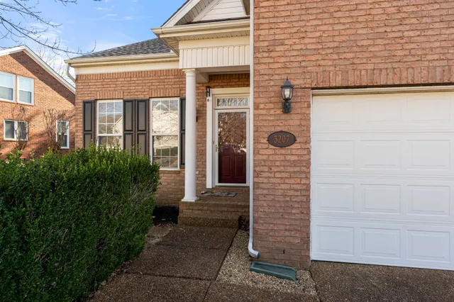 a front view of a house with a shower