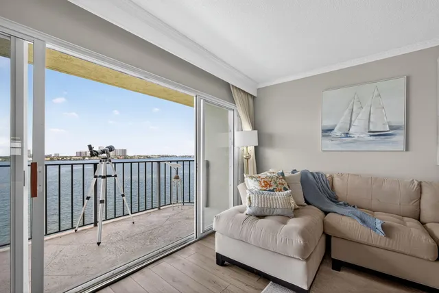 a view of balcony and patio