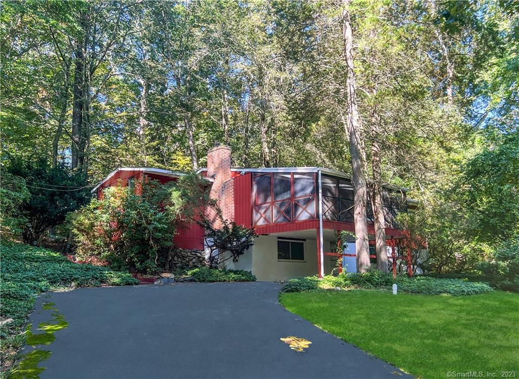 86 Four Brooks Road Stamford, CT 06903 - Photo 1 of 1 an aerial view of a house