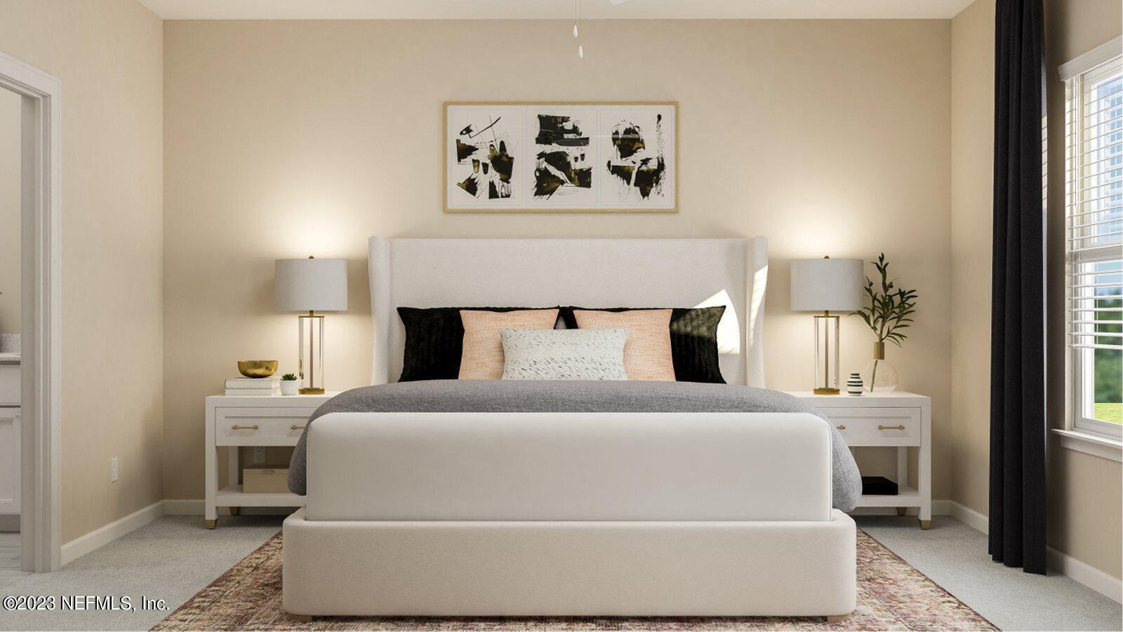 100 Round Robin Run St. Johns, FL 32259 - Photo 32 of 40 a large white bed in a white room