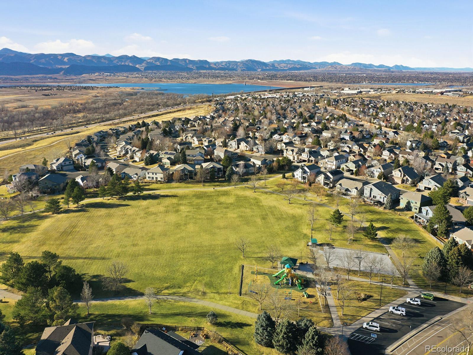 3308 Oak Leaf Place Highlands Ranch, CO 80129 - Photo 46 of 50 a view of an ocean and a mountain view