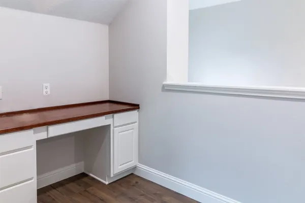 a close view of utility room