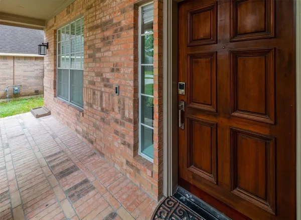 a view of front door