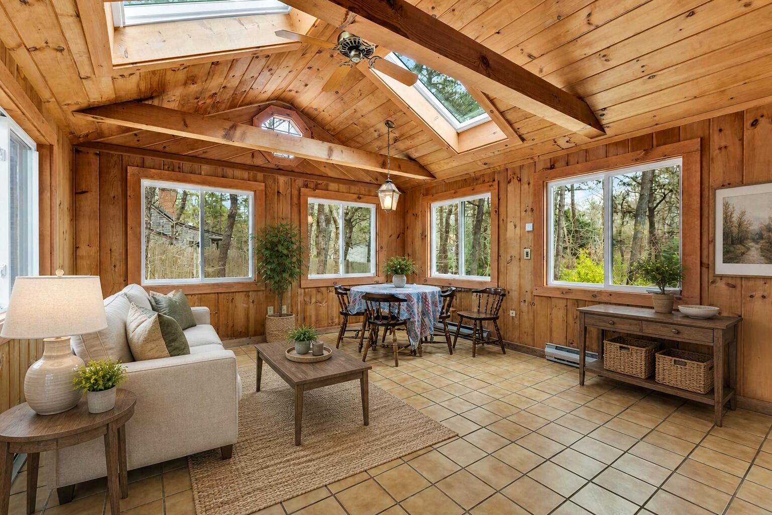 10 Bartlett Road Wellfleet, MA 02667 - Photo 15 of 41 Sunroom Virtually Staged