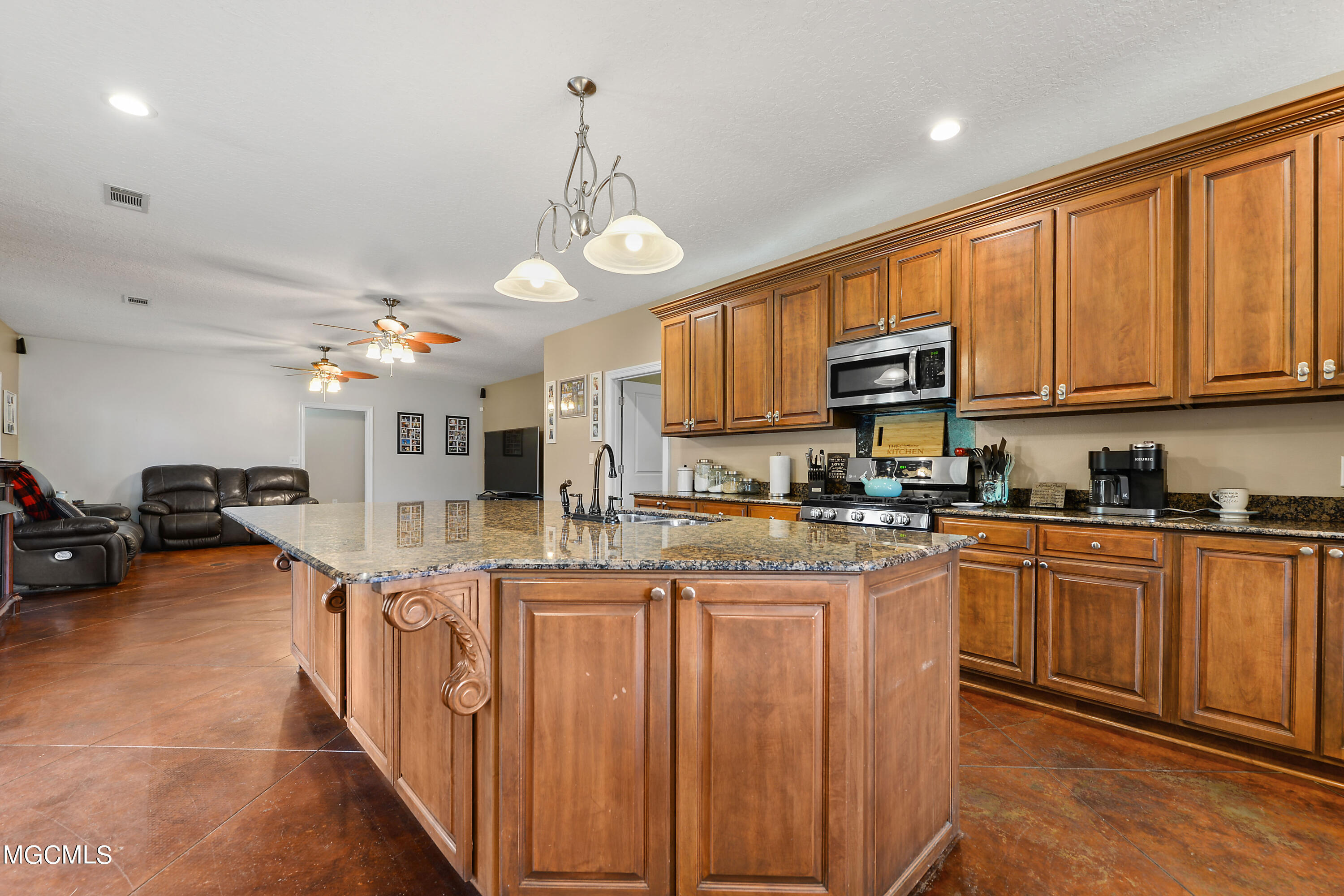 2820 Granada Road Vancleave, MS 39565 - Photo 8 of 29 Open and spacous kitchen, dining, and fa