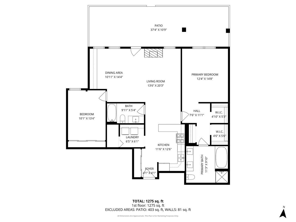 1155 South State Street, Unit 400 Chicago, IL 60605 - Photo 27 of 27 a picture of a floor plan