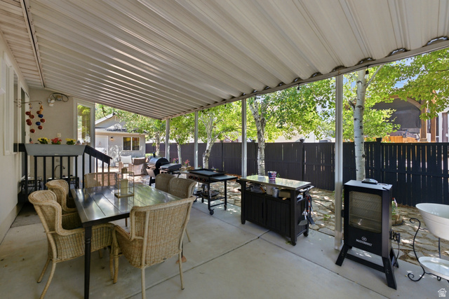 5196 Rodeo Circle Oakley, UT 84055 - Photo 43 of 57 Covered patio featuring concrete flooring and a solid roof structure