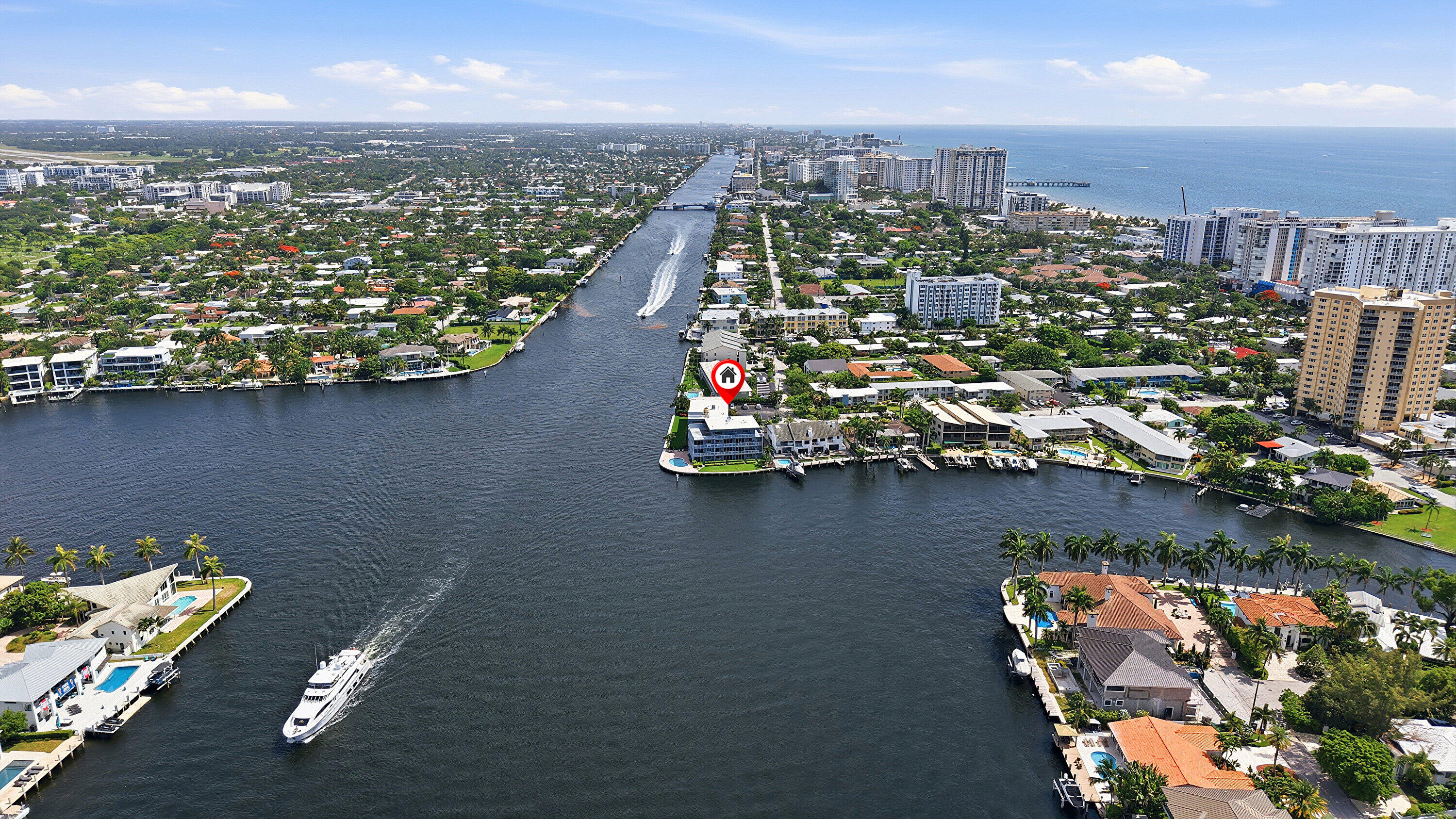 1201 South Riverside Drive, Unit 306 Pompano Beach, FL 33062 - Photo 51 of 53 49_aerial view