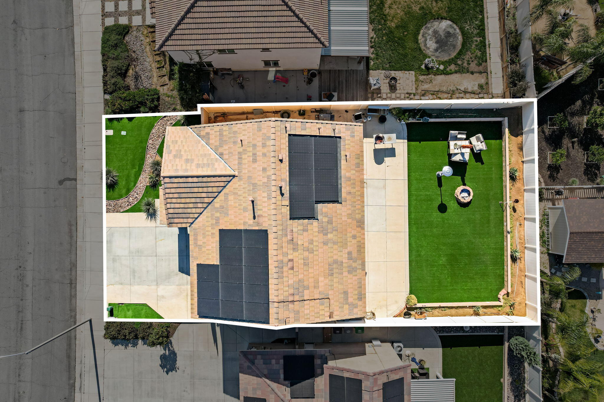32486 Roman Warren Way Winchester, CA 92596 - Photo 4 of 45 an aerial view of a house with swimming pool