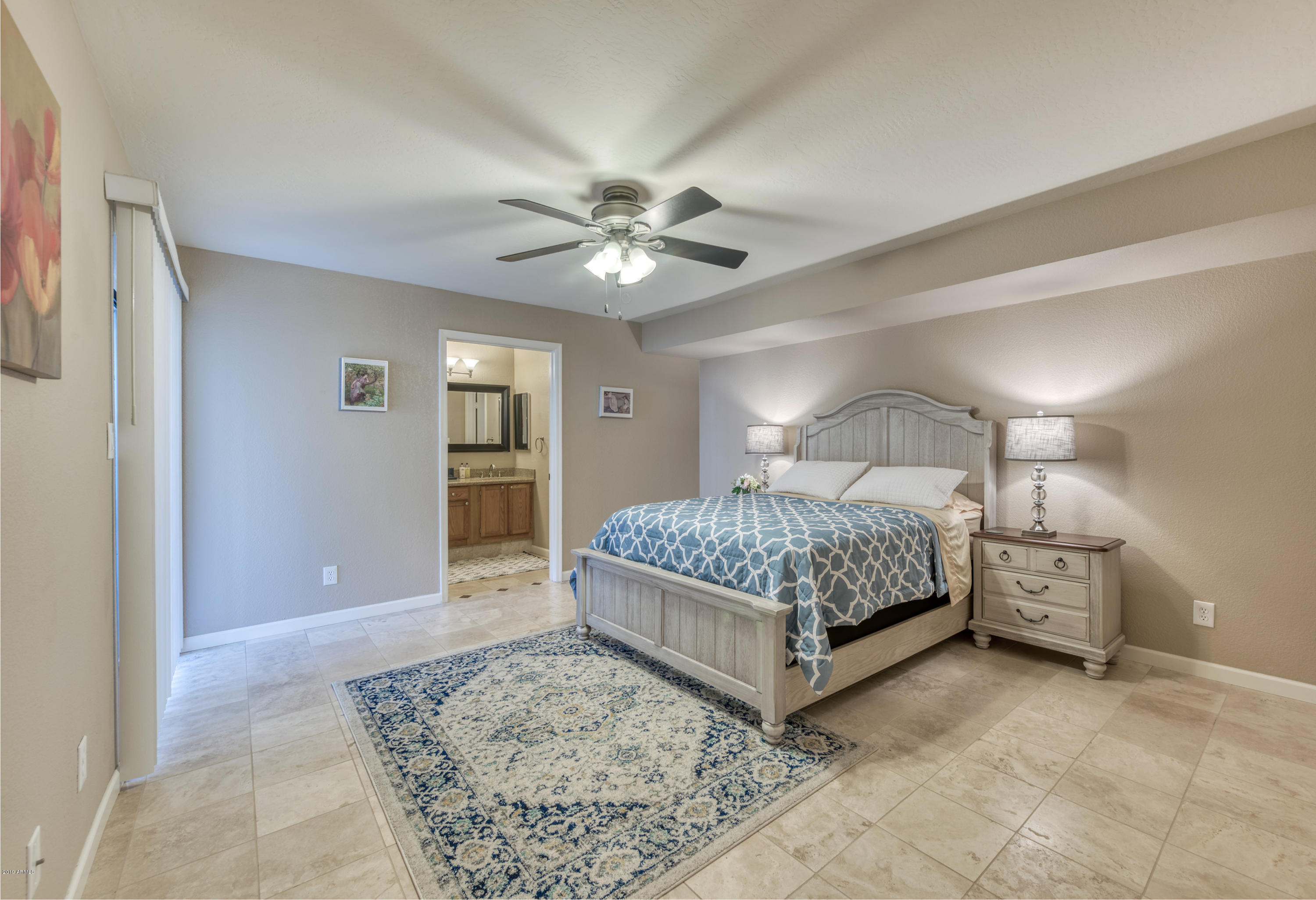 9445 North 94th Place, Unit 120 Scottsdale, AZ 85258 - Photo 11 of 17 Master Bedroom ~ Bath