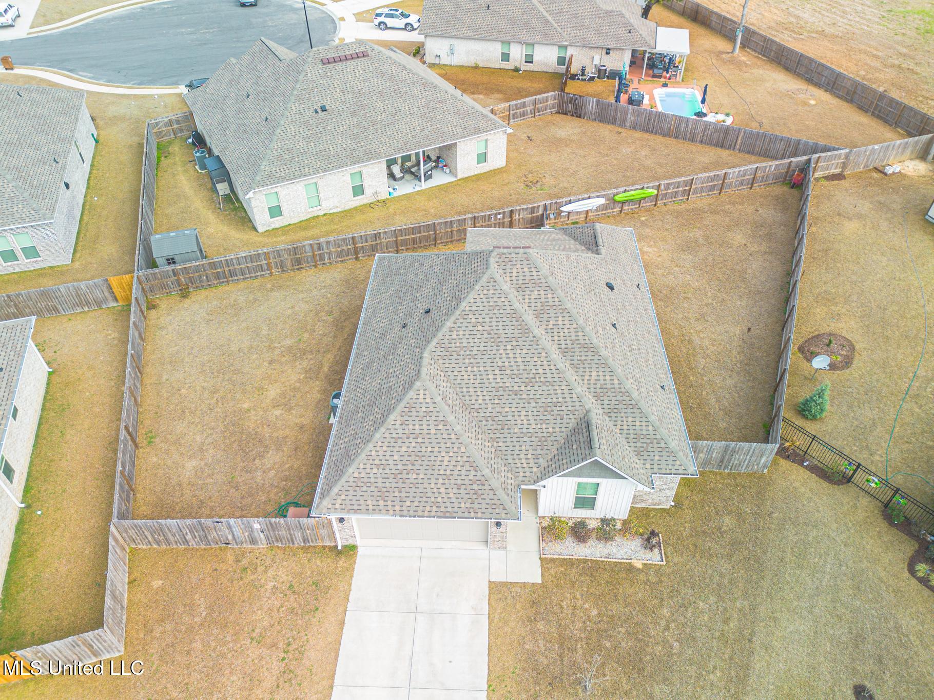 3 Boland Cove Long Beach, MS 39560 - Photo 25 of 26 Aerial Photo Back Yard