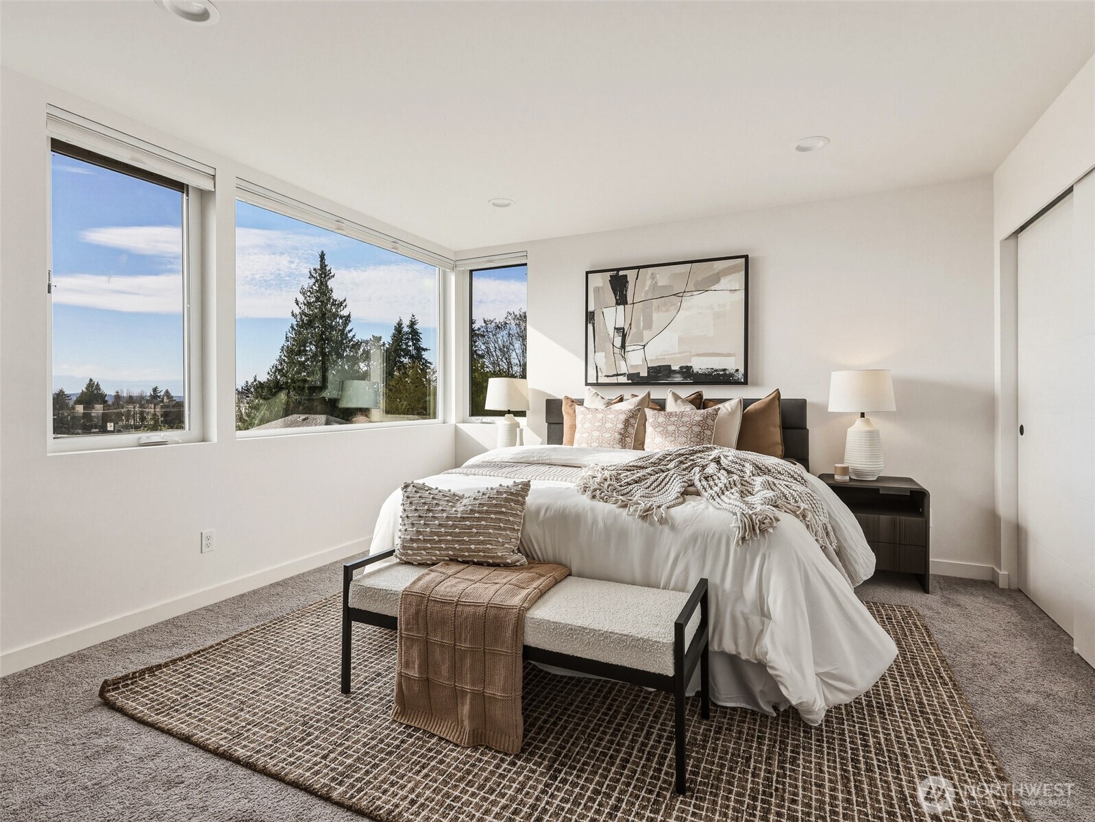 6320 41st Avenue Southwest, Unit A Seattle, WA 98136 - Photo 21 of 39 a bedroom with a bed and window