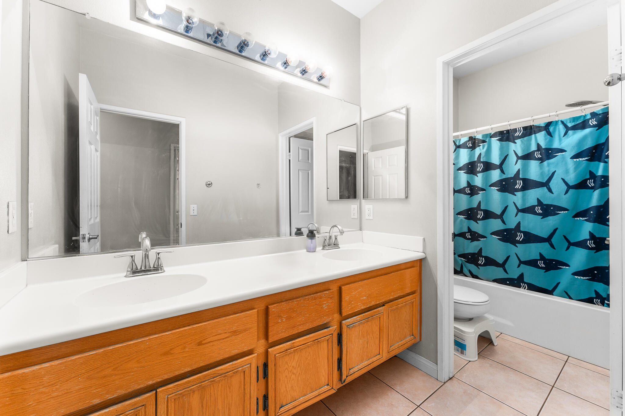 80722 Diamondback Trail Indio, CA 92201 - Photo 22 of 38 a bathroom with a sink and a mirror