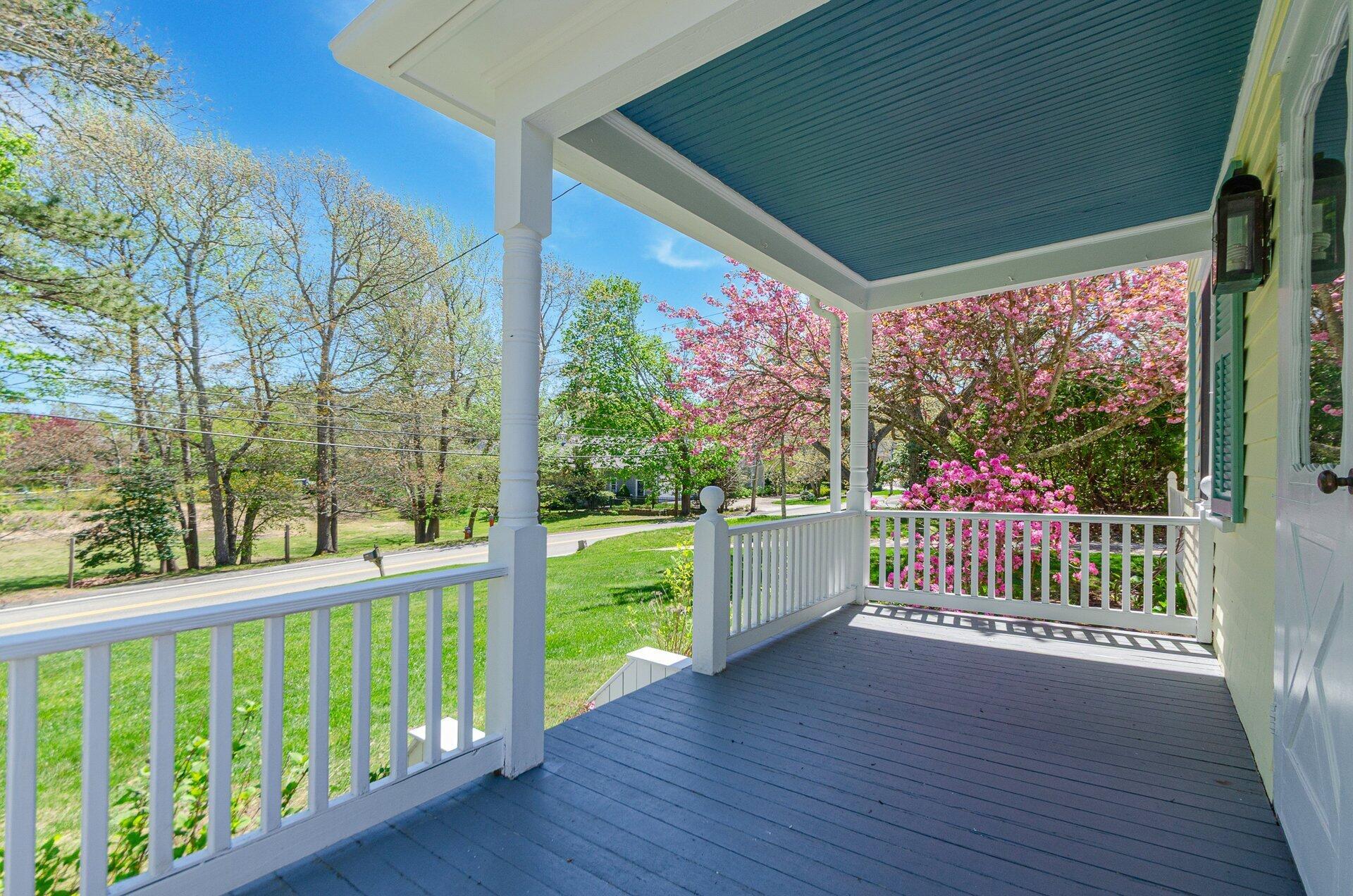 1089 Main Street Cotuit, MA 02635 - Photo 7 of 41 a view of a porch with wooden floor