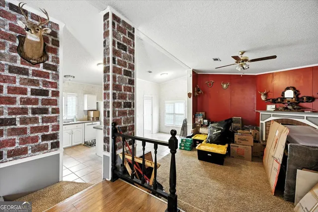 a en suite bathroom with a sink and a mirror