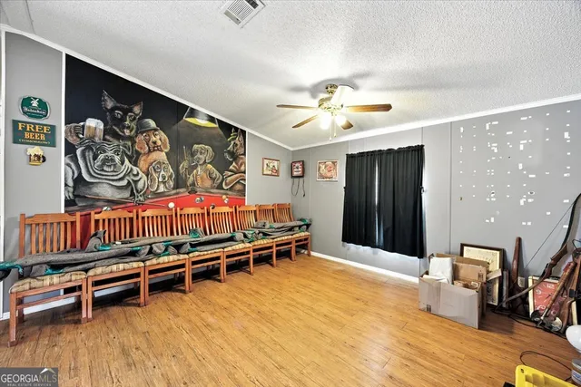 a view of a storage in a room