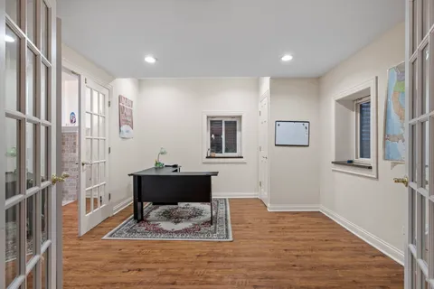 a view of a living room