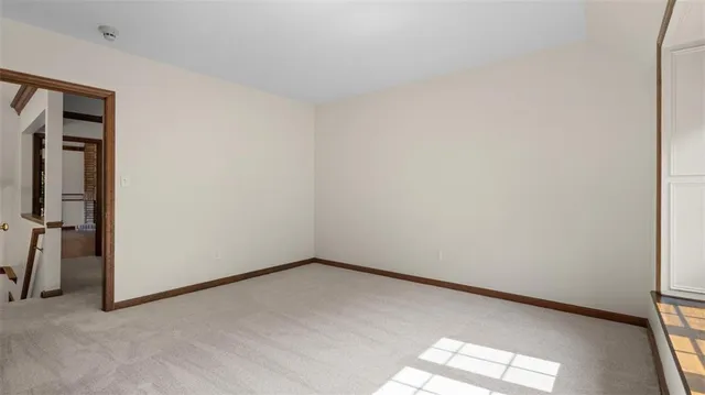 a view of empty room