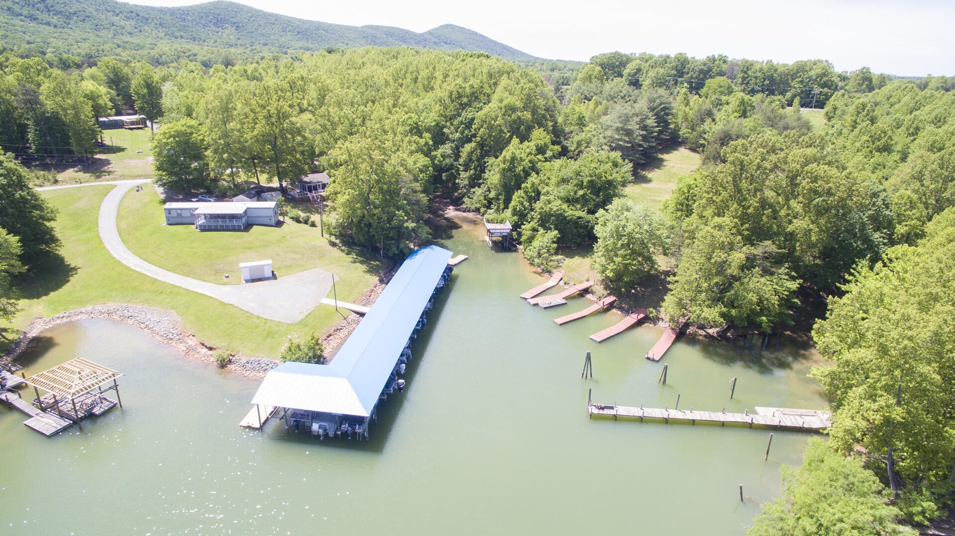 281 Waterlocked Road Penhook, VA 24137 - Photo 32 of 36 Aerial 2