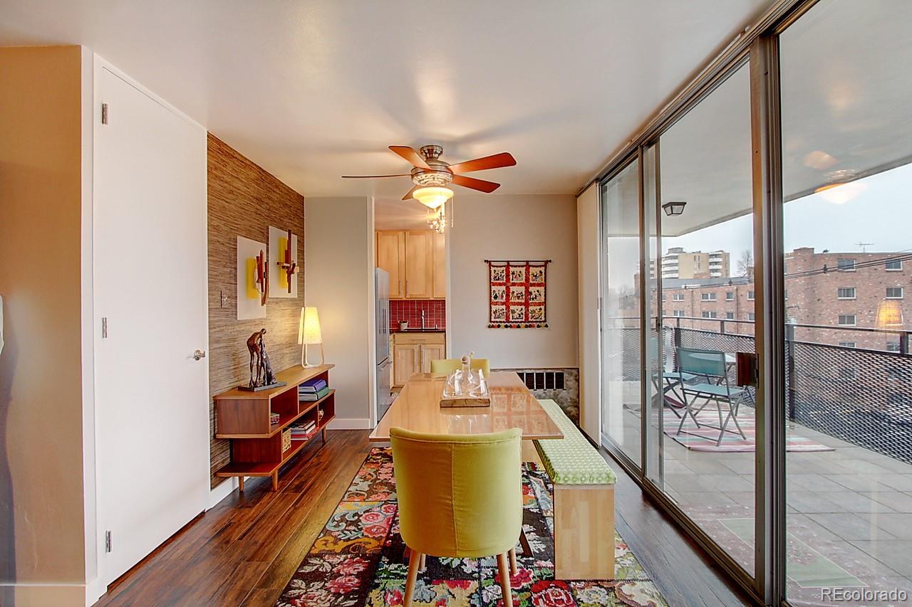 1200 Vine Street, Unit 4B Denver, CO 80206 - Photo 6 of 33 a very nice looking room with a large window