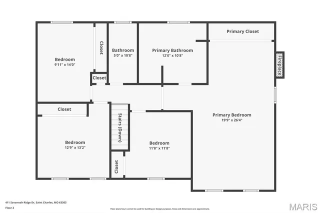 $550,000 | 411 Savannah Ridge Drive, St. Charles, MO 63303