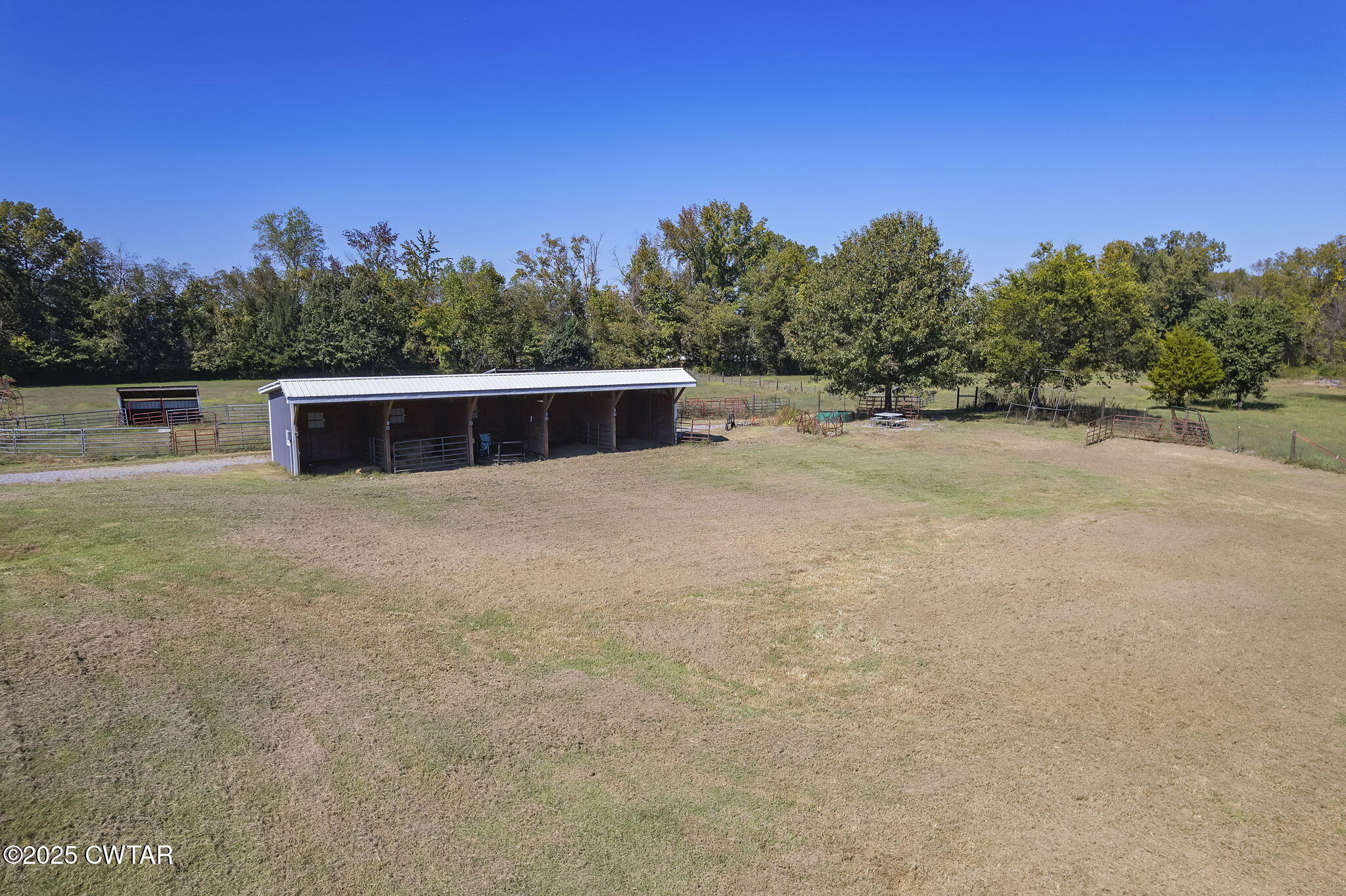 130 Cooper Anderson Road Jackson, TN 38305 - Photo 30 of 46 a backyard of a house with trees