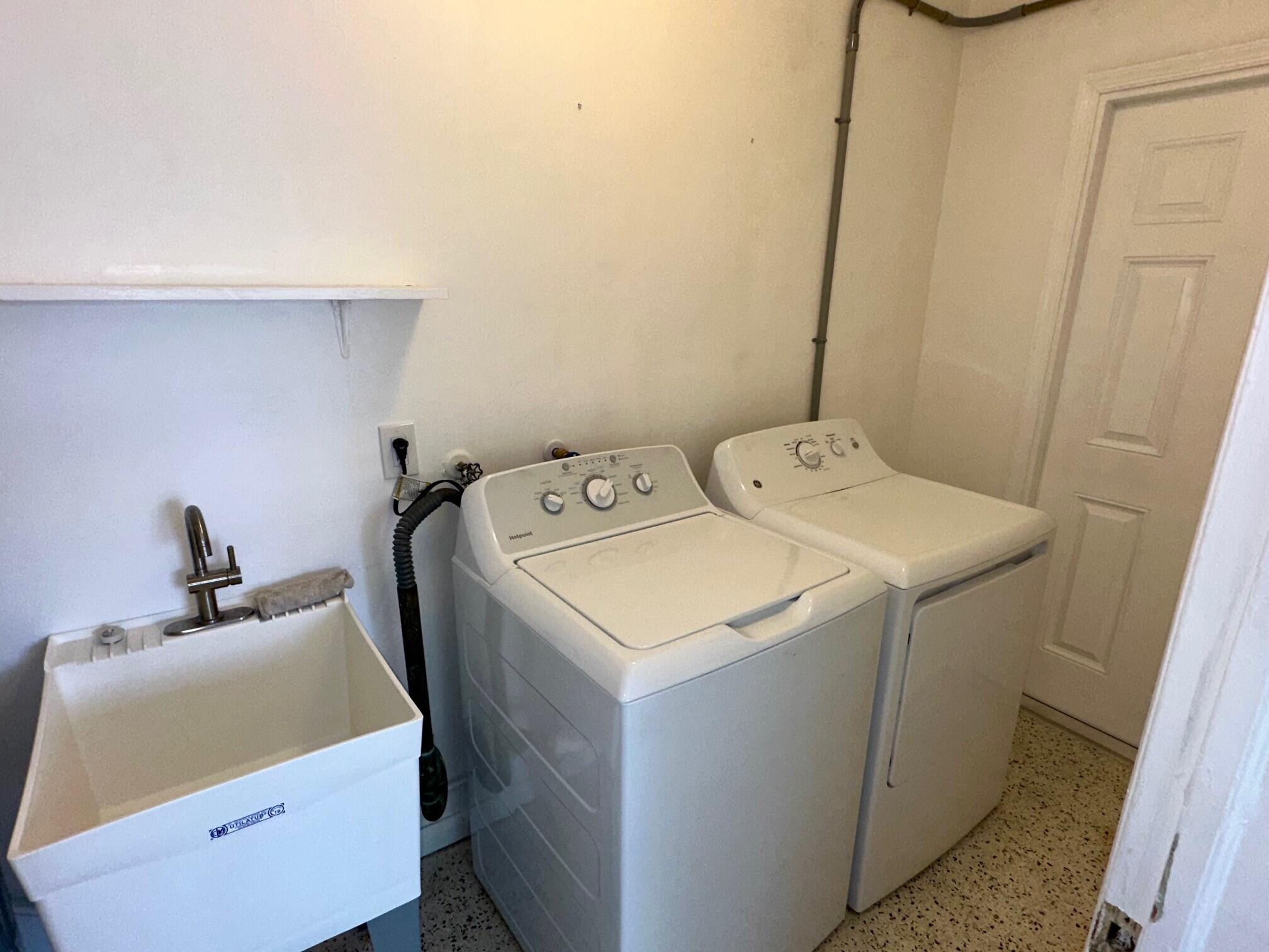 1426 North J Street, Unit 1 Lake Worth Beach, FL 33460 - Photo 9 of 9 a utility room with dryer and washer