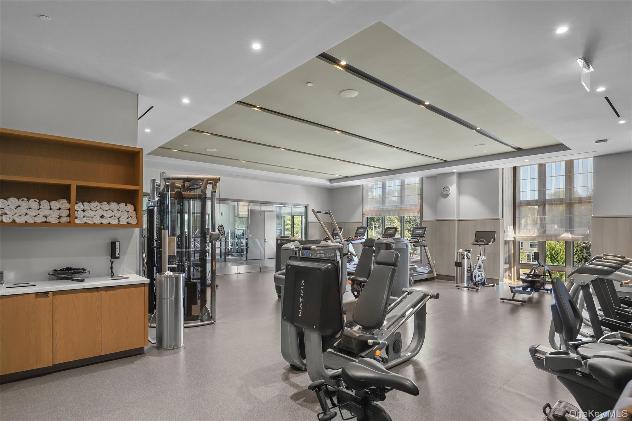 120 Old Post Road, Unit PHB301 Rye, NY 10580 - Photo 26 of 30 a view of a room with gym equipment