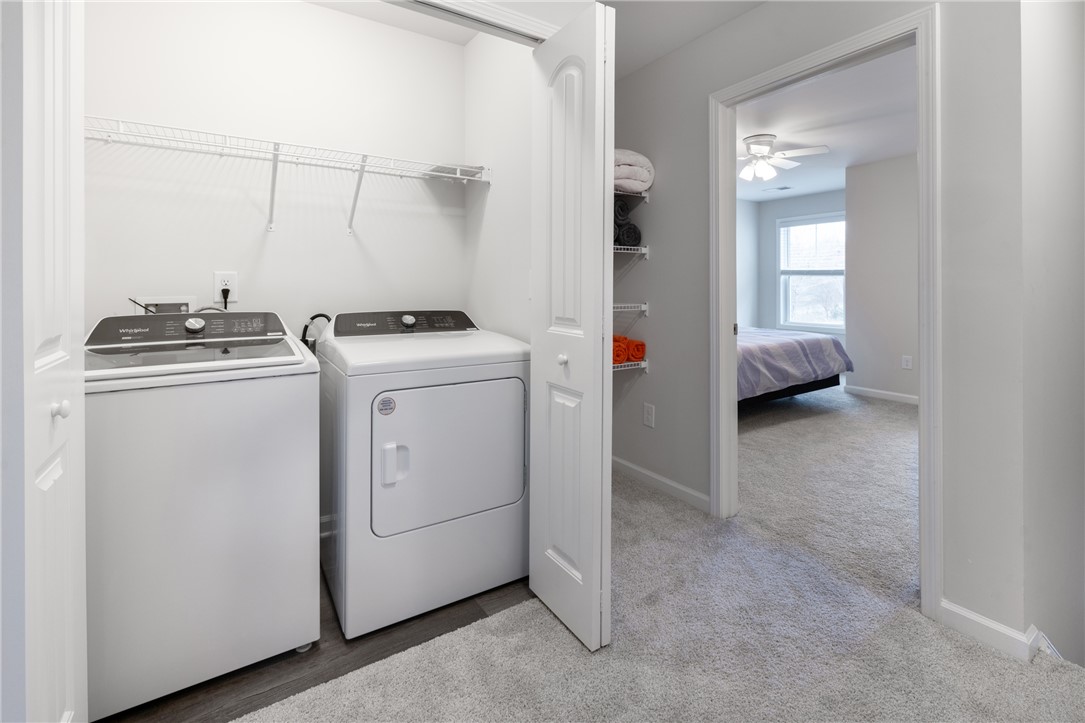 235 Pendleton Road, Unit Q1 Clemson, SC 29631 - Photo 18 of 30 This dedicated laundry area offers practical convenience with easy access to living spaces.