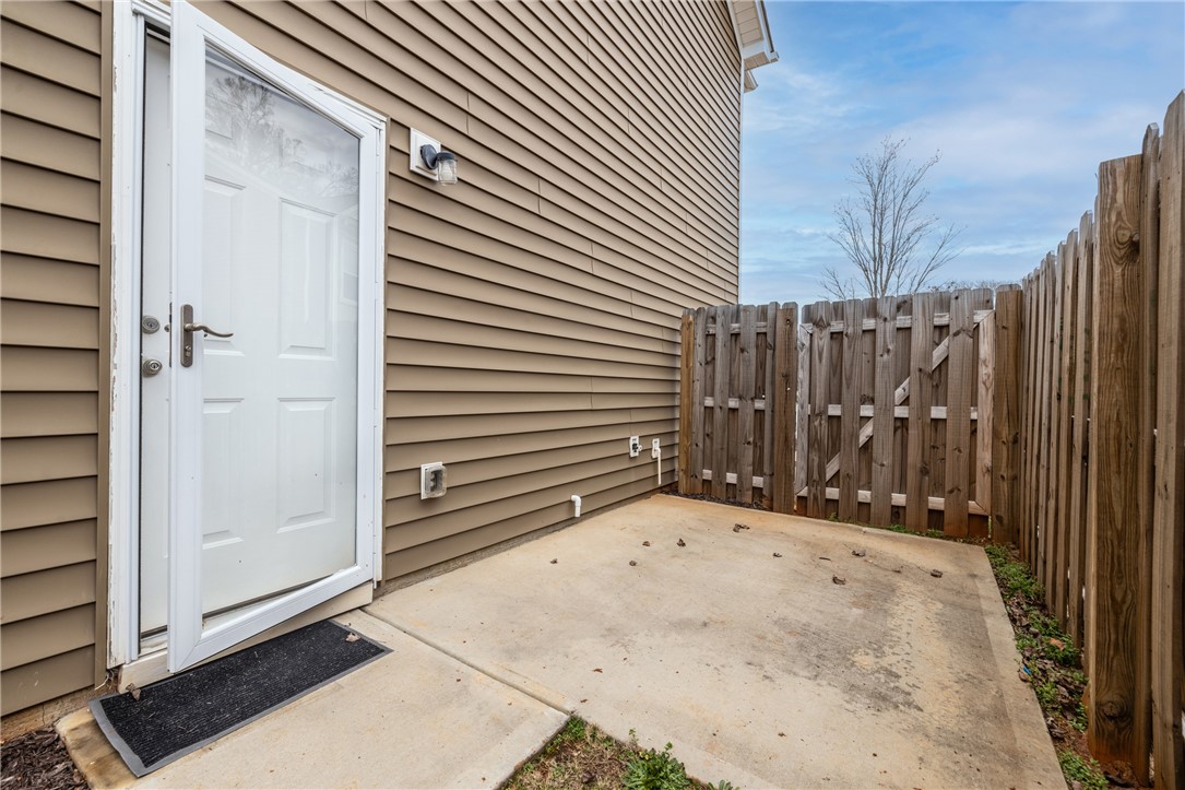 235 Pendleton Road, Unit Q1 Clemson, SC 29631 - Photo 28 of 30 This cozy outdoor patio offers a private retreat for relaxation.
