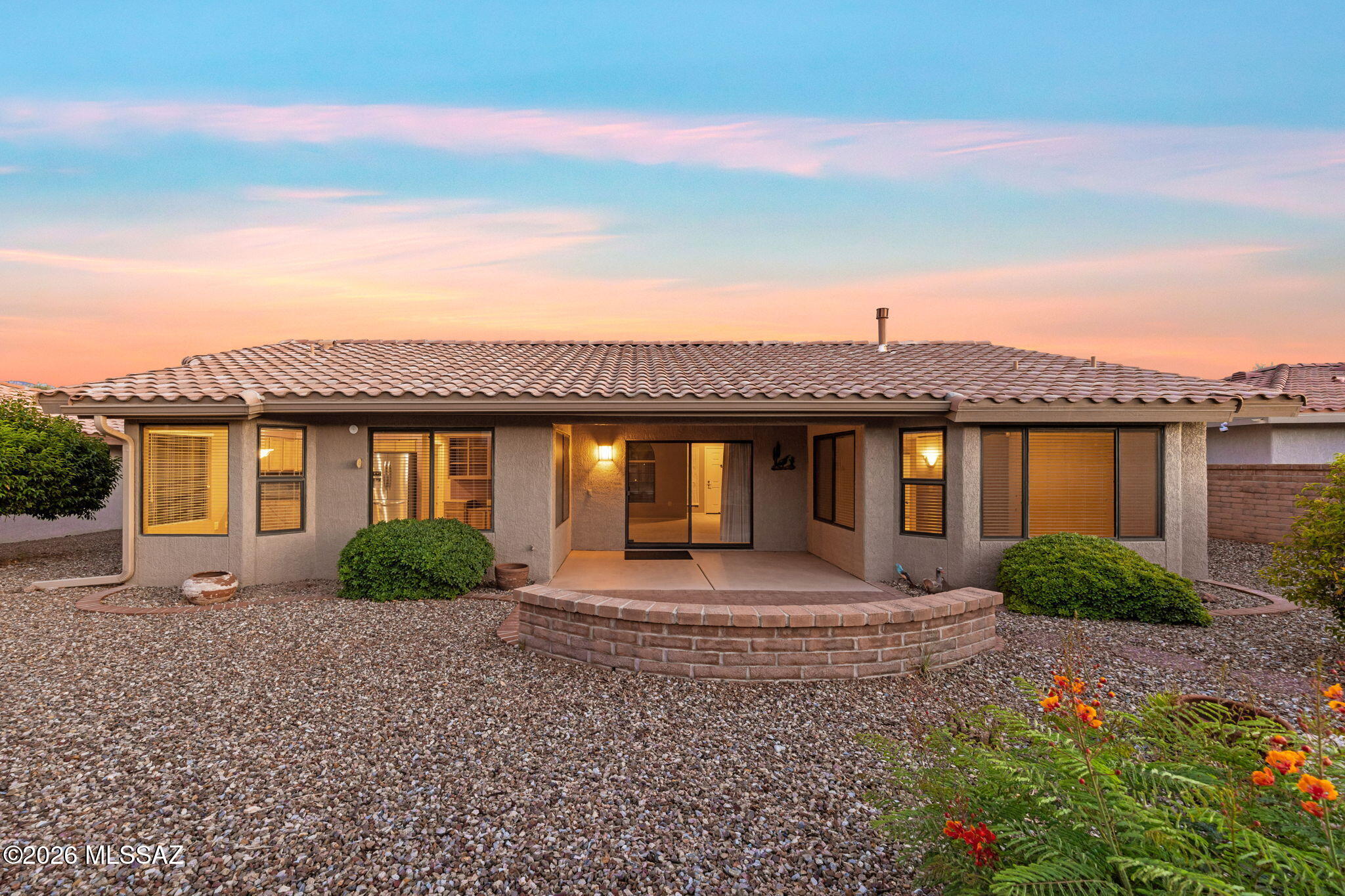 1029 East Rising Sun Drive Oro Valley, AZ 85755 - Photo 38 of 51 COVERED PATIO & EXTENDED PAVER PATIO