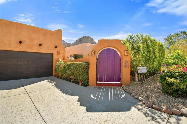 a view of front door of house
