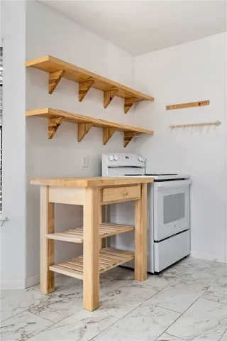 a view of an empty room