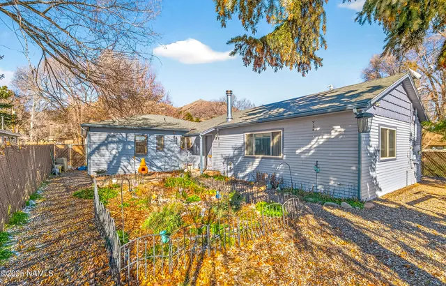 a view of a house with a patio