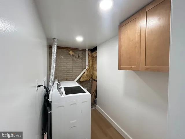 a view of a hallway with entryway