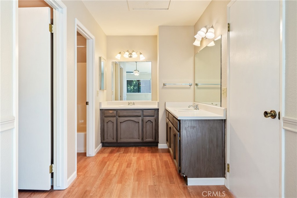 6815 Santa Lucia Road, Unit 5 Atascadero, CA 93422 - Photo 23 of 44 Ensuite bathroom with 2 individual sinks AND cabinets!