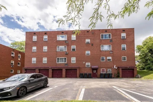 a car parked on the side of a street