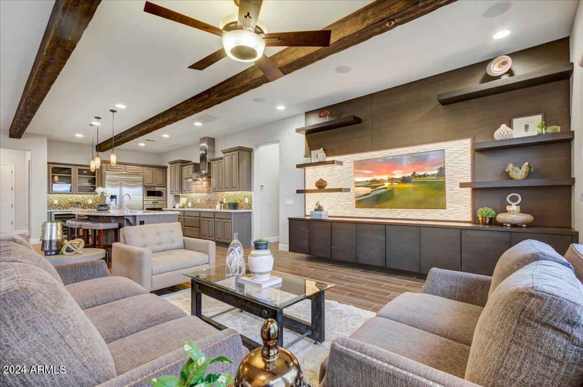 17738 East Ord Court Rio Verde, AZ 85263 - Photo 6 of 34 14-Living Room To Kitchen