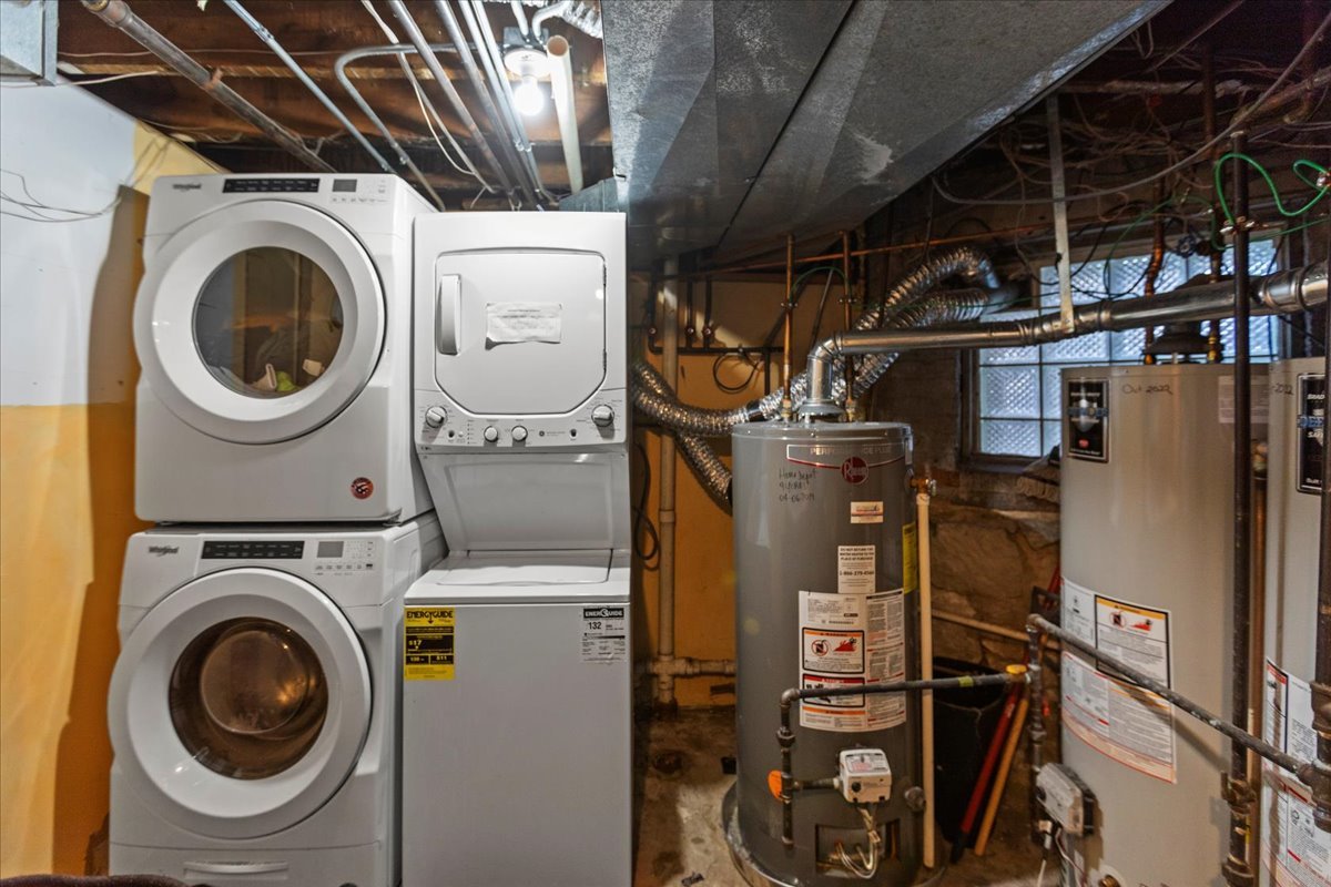3145 West Augusta Boulevard, Unit 2 Chicago, IL 60622 - Photo 28 of 29 a close up view of a washer and dryer