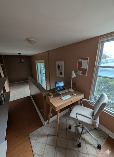 3145 West Augusta Boulevard, Unit 2 Chicago, IL 60622 - Photo 29 of 29 a workspace with furniture and window